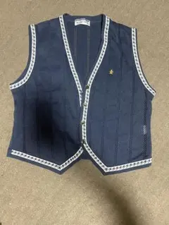 Munsingwear GRANDSLAM ベスト ネイビー Lサイズ