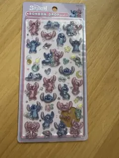 ボンボンドロップシール　スティッチ　ディズニー　シール