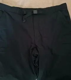 ユニクロ防風パンツブラック アウトドアパンツ 調整可能ウエスト