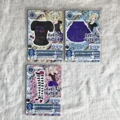 [匿名発送]アイカツカード 初期 藤堂ユリカ ロリブラックコーデ 3枚セット