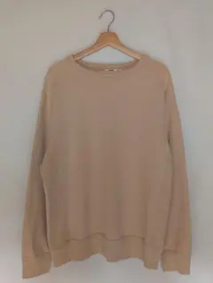 UNIQLO U ワイドフィットスウェットシャツ XL ベージュ