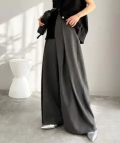 【Classical Evon】ダブルタックワイドスラックス L 新品未使用