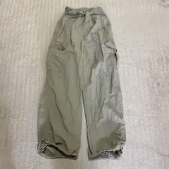 Honeys カーゴパンツ カーキ ゴムウエスト