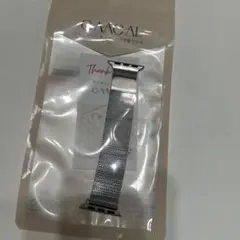 簡単装着Apple Watchベルト（カジュアルシルバー）