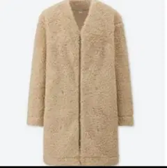 Lサイズ UNIQLO ボア フリース コート