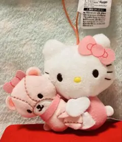 ハローキティ　カラフルベアマスコット【ピンク】