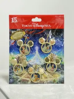 新品未使用　ディズニーシー 15周年　チャームセット