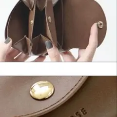 ALTROSEお札が折れないミニ財布コンパクト　ブラウン　アルトローズ