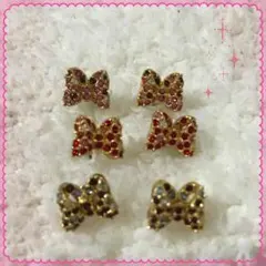 【再値下げ！未使用】ディズニー⋈リボンピアス