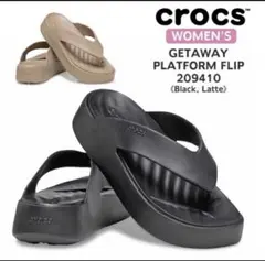 crocs クロックス　GETAWAY PLATFORMトングサンダルのサムネイル