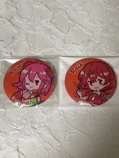 東方　東方Project 缶バッジ　かせん　雷鼓