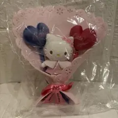 サンリオ　ハローキティブーケぬいぐるみ　ピンク