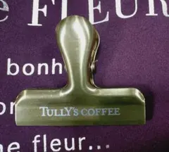 TULLY'S COFFEE タリーズコーヒー ステンレスクリップ ゴールドのサムネイル