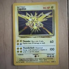 旧裏】英語版ポケモンカード Zapdos サンダー - メルカリ