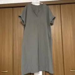 アデイインザライフ　ユナイテッドアローズ　リネン フレンチスリーブワンピース