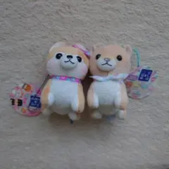 豆しば三兄弟　ぬいぐるみ　キーホルダー
