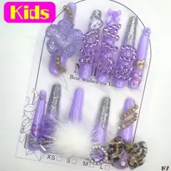 キッズネイル 小学生ネイル ゴテゴテネイル kogyaru キッズ ギャルネイル