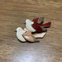 ブローチ 鳥モチーフ