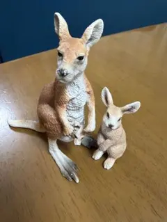 シュライヒ　カンガルー　うさぎ　フィギュア
