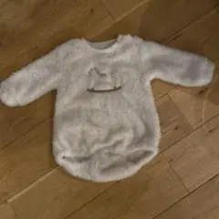 Cottoli フワフワロンパース ホワイト