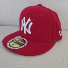NEW ERA キッズ キャップ ニューヨークヤンキース 赤のサムネイル