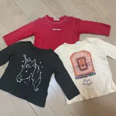 mikiHOUSE Tシャツ 3枚セット サイズ80