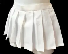 マイクロミニ✿ホワイトプリーツスカート・Mサイズ
