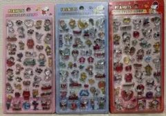 ジュエリードロップ スヌーピー ボンボンドロップシール 3枚セット
