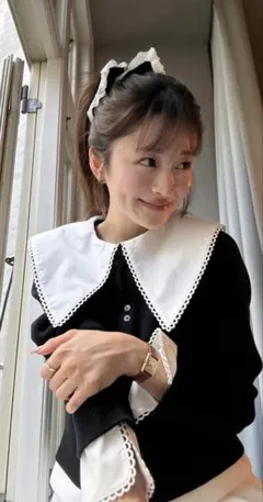 新品Bibiy. PATTY PILGRIM TOP ブラック