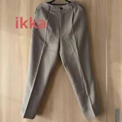 ikkaベージュ柄 カジュアルパンツ 新品未使用　Lサイズのサムネイル