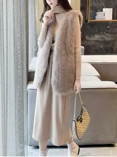 新品未使用　H BEATY&YOUTHお好きな方に　ファーベスト　エコファージレ