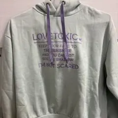 LOVE TOXIC ミントグリーン パーカー