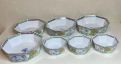 有田焼　翔山窯　八角小鉢　7個セットのサムネイル