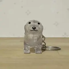 【新品】クリアアニマル キーホルダー かわいい 癒し系 犬型キーホルダー