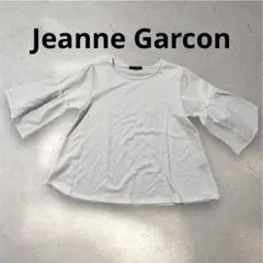 Jeanne Garcon ホワイト五分袖Tシャツ
