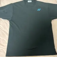 YONEX半袖Tシャツ ユニフォームTシャツ ユニ ブラック×ブルー