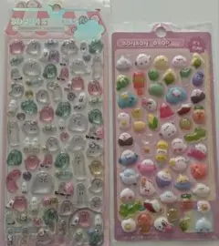 【新品】ボンボンドロップシール　オバケーヌ　シマエナガシールセットおばけーぬ