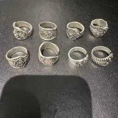 【新品・送料無料】スプーンリング8点まとめ売りセットI 売り切れ続出！