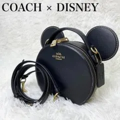 未使用品 COACH ショルダーバッグ ミッキー ディズニー コラボ 2way