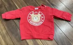 HOT BISCUITS ミキハウス トレーナー 70 赤