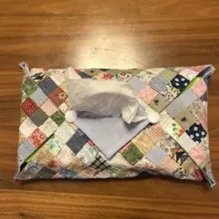 パッチワーク ティッシュボックスカバー