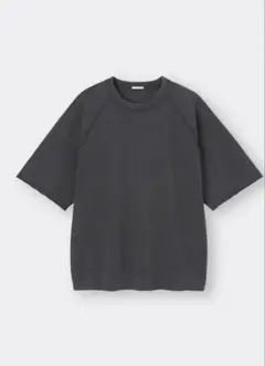 GUメンズウォッシュドスウェT(5分袖)