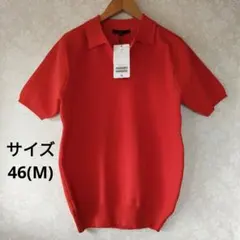 新品未使用　G-stage ニットポロシャツ　サイズ46のサムネイル