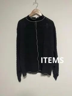 ITEMS URBAN RESEARCH ハイネックシアーブラウスのサムネイル