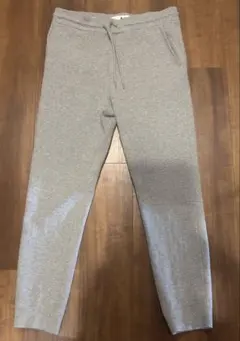 three dotsストレッチポンチ 裾リブパンツ 定番 グレー