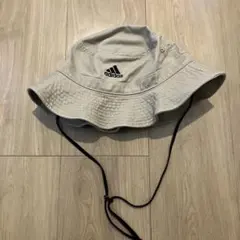 adidas バケットハット ベージュ 54cm