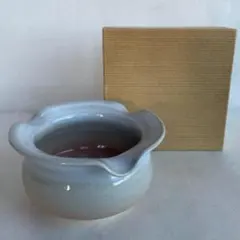新品 未使用 萩焼 湯冷まし 湯さまし 茶道具 片口 姫土 陶印有 伝統工芸