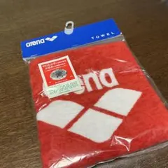 arena タオル ARN-3443 レッド 34×34cmのサムネイル