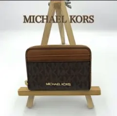 【新品】MICHAEL KORS カードケース ブラウン/ブラウン