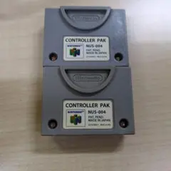 ニンテンドー64 コントローラーパック 2個セットNUS-004